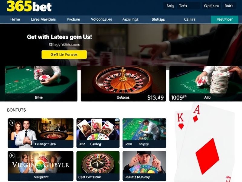 Discover 365bet.com – your ultimate destination for online gambling. Play sports betting, casino games, pokies, and more with 24/7 access. Experience real money betting, expert guides, and exclusive promotions.